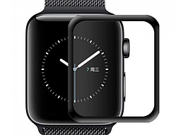 Захисна плівка для Apple Watch 44mm Series 4, full glue, колір чорний
