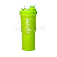 SpiderBottle, Спортивний шейкер Spider Bottle Mini2Go Neon Series Herbal, 650 мл