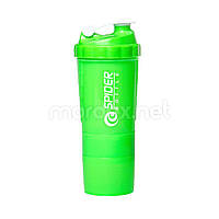 SpiderBottle, Спортивний шейкер Spider Bottle Mini2Go Neon Green Series, 650 мл