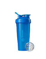 Blender Bottle, Спортивный шейкер BlenderBottle Classic Loop Cyan, 820 мл, Синий, 820 мл