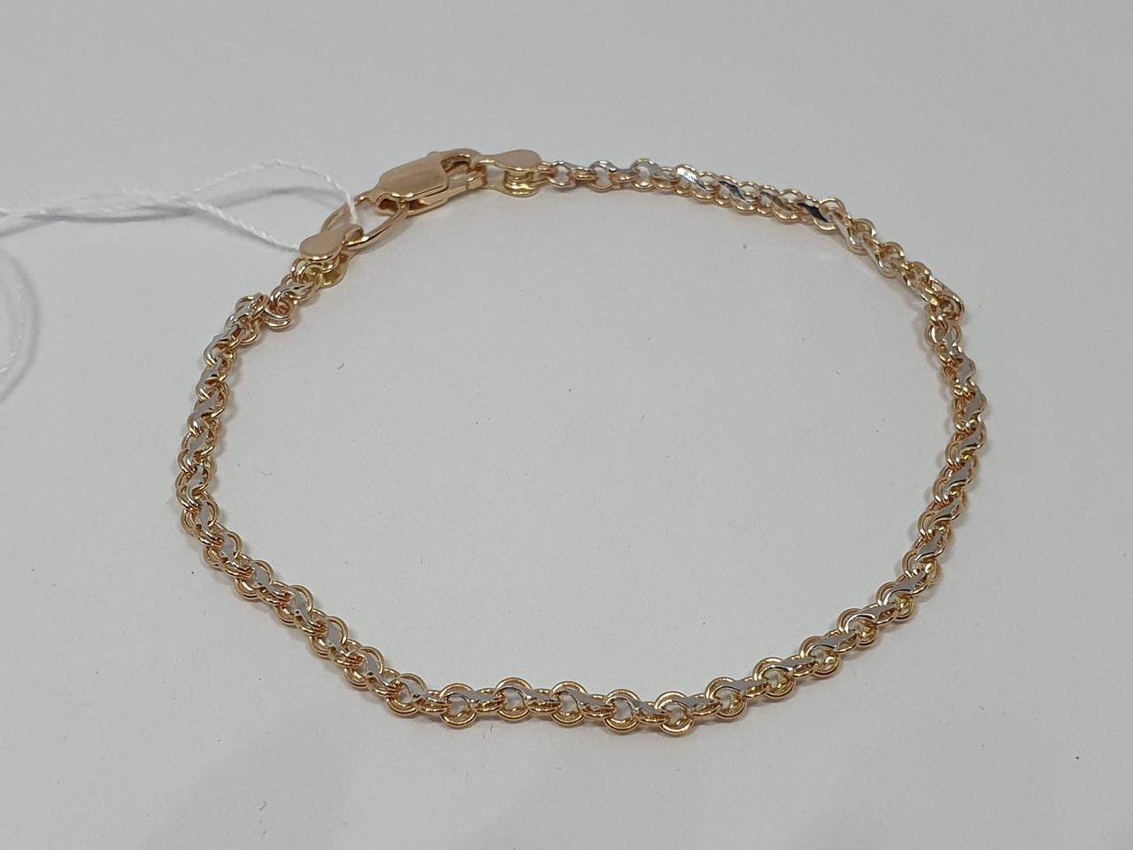 Золотий браслет. 910002А 17,5