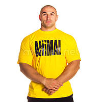 Universal Nutrition, Футболка для бодібілдингу Animal Iron Iconic, жовтий, Жовтий, M