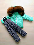 Зимові костюми куртка та напівкомбінезон дитячі, фото 5