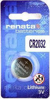 Батарейка Renata CR2032 Lithium 3V 1шт.