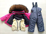 Зимовий костюм Royal Baby напівкомбінезон і куртка+жилетка, фото 10