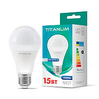 Лампа LED TITANUM A65 15W E27 4100K 220V