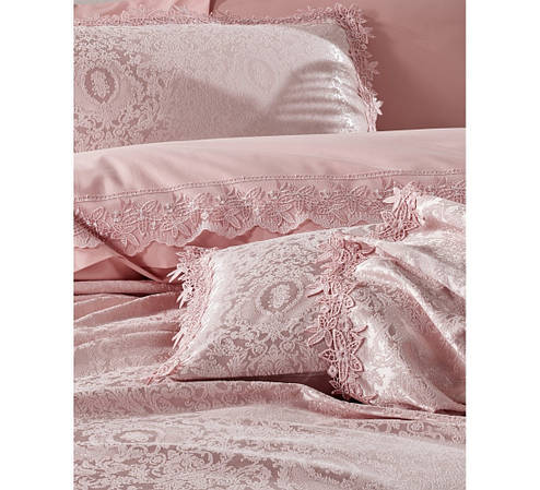 Постільний Набір З Покривалом Cotton Box CHI CHI ELEGANCE PUDRA двоспальний євро, 250x260, фото 3