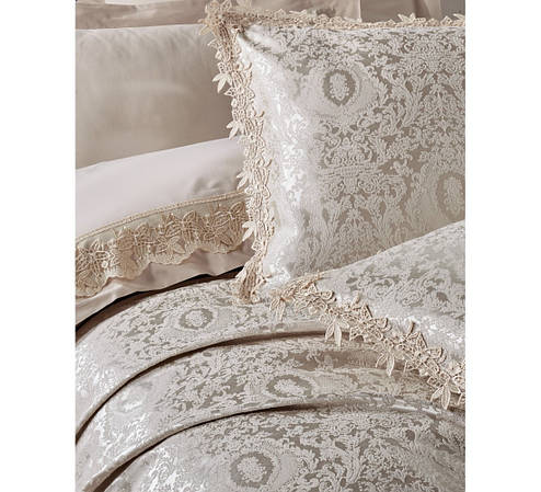 Постільний Набір З Покривалом Cotton Box CHI CHI ELEGANCE CAPPUCCINO двоспальний євро, 250x260, фото 3