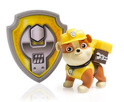 Щенячий патруль. Крепыш  Paw Patrol Action Pack Pup & Badge, Rubble