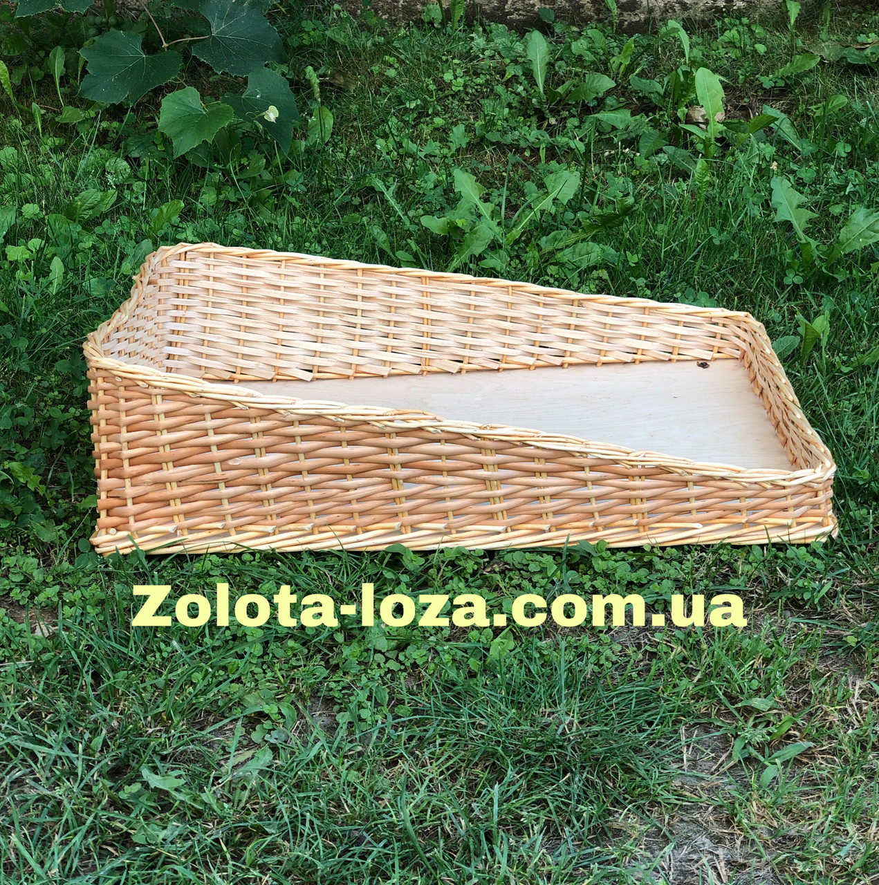 Торгові плетені лотки. 30х60см. Н 5/15см. Арт:225