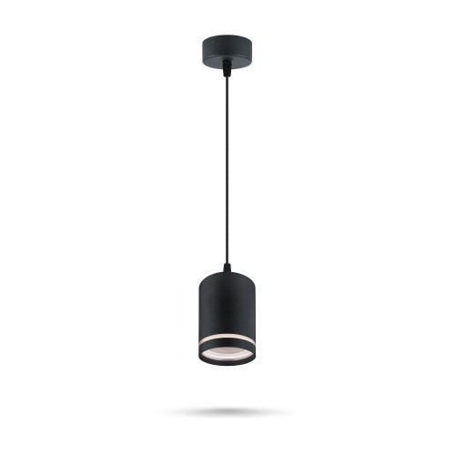 Подвесной  потолочный светильник Feron ML328 круглый черный под лампу  Код.59819