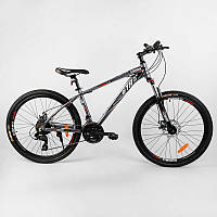 Велосипед Спортивний CORSO «GTR-3000» 26" дюймів 91428 (1) рама алюмінієва, обладнання Shimano 21 швидкість,