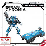 Жінка автобот-трансформер Хромія Transformers War for Cybertron Autobot Chromia, фото 8