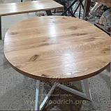 Овальний роздвижний стіл з дуба, фото 6