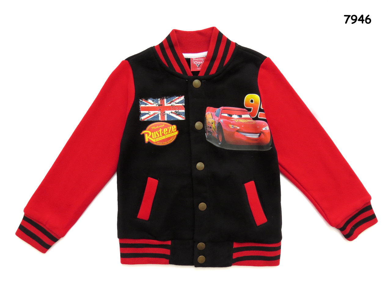 Тепла кофта (бомбер) Cars для хлопчика. 140 см