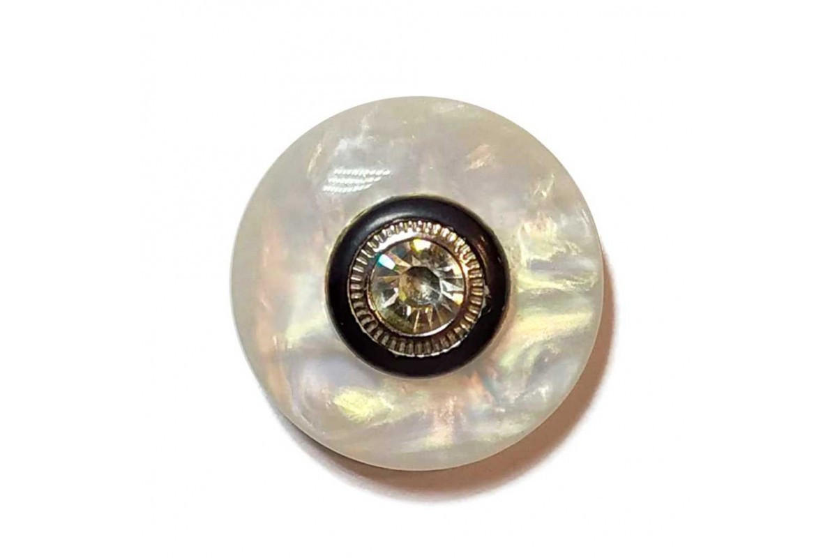 Ґудзик на напівніжці 25 мм NoA11-8058 (б) (100 шт.), фото 1