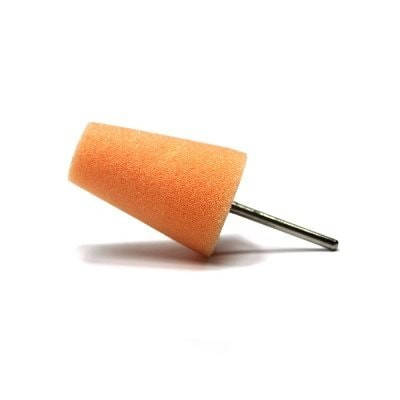 Набір конусних полірувальних кругів поролонових 10 шт. - MaxShine Orange Polishing Pad 3x4.5 см. (MN01-OPP), фото 2