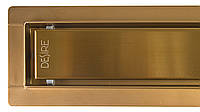 Трап для душу з неіржавкої сталі Desire Oro roze gold 70 см (700 мм) pvd покриття (Італія)