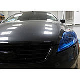 ПЛЕНА ФАРНА СИНЯ 1М*30СМ + Лампочка Габаритні 2 шт Сині, фото 5