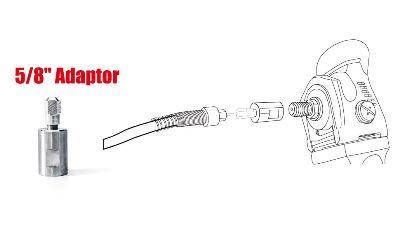 Адаптор 5/8" між ротором та гнучким валом - MaxShine Small Adaptor (MN01-ADA01), фото 2