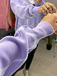 Жіночий в'язаний кардиган подовжений оверсайз (в кольорах), фото 4