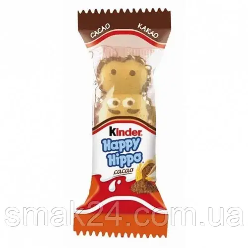 Кіндер з какао-кремом KINDER Happy Hippo Бегемотики 1 бегемотик Німеччина