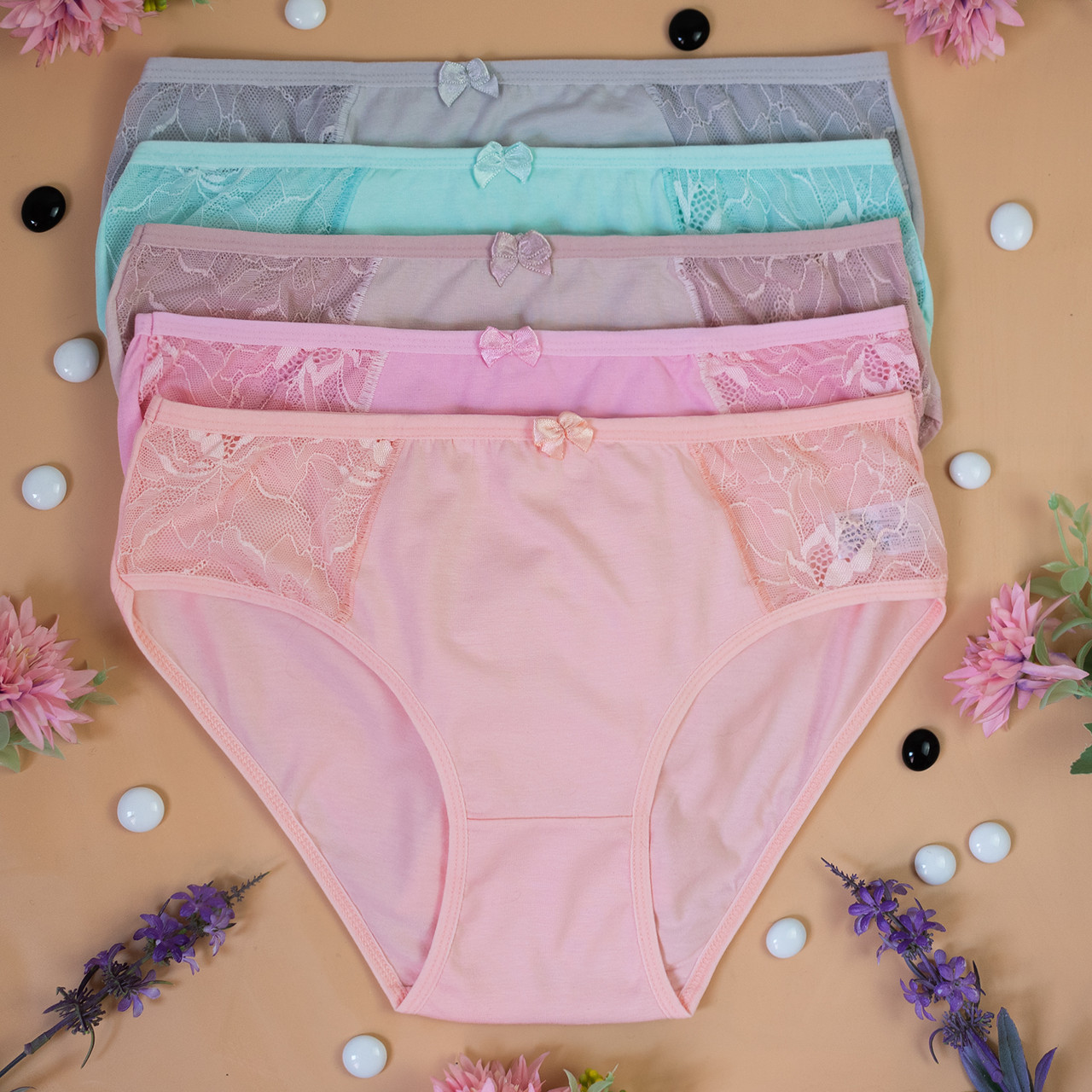 Труси жіночі сліпи Nicoletta Туреччина батал 3XL | 5 шт.