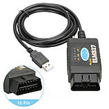 Російська версія! Адаптер ELM327 для Ford, Mazda v1.5 з перемикачем/USB форд елм 327 Forscan форскан, фото 4