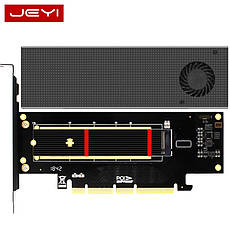 Adapter SSD M. 2 to PCI-e x4 x16 NVMe з охлождением, фото 5