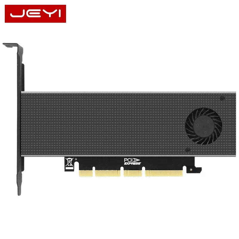 Adapter SSD M. 2 to PCI-e x4 x16 NVMe з охлождением