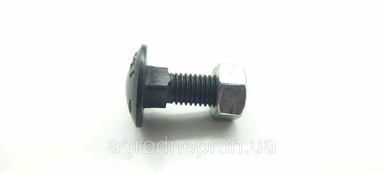 3011806 Спецболт 1199G М12х30 (10.9) з напівкруглою головкою і квадратним підголовником з гайкою Lemken