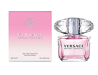 Элитная туалетная вода Versace Bright Crystal 90ml оригинал, летний весенний аромат с нотой пиона