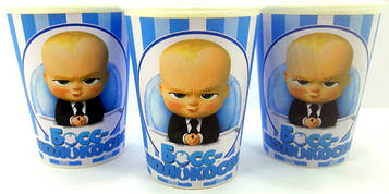 "Босс Молокосос Полоска" - Стаканчики 250 мл.