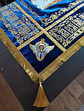 Плащаниця церковна Пр. Богородиці 120*80см (церковно-слов.), фото 3
