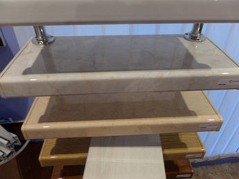 Підвіконня Сауберг білий глянець 150мм на 1000мм