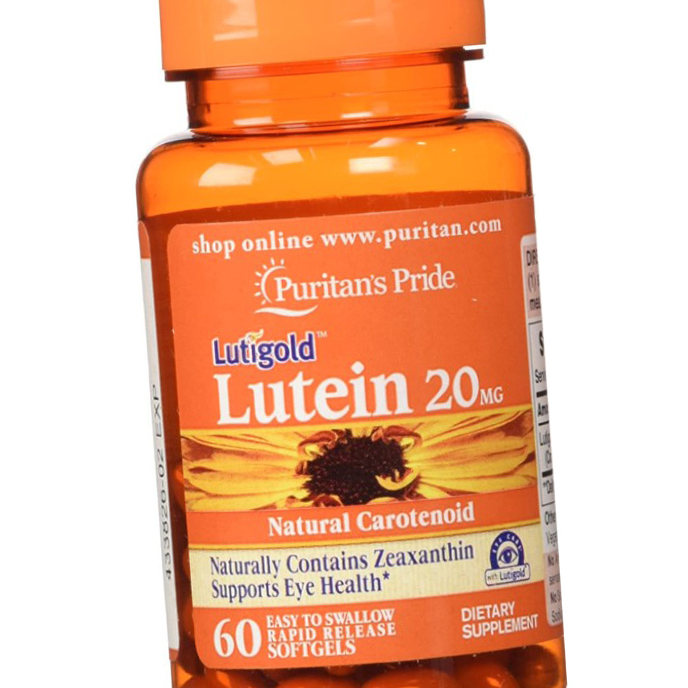 Лютеїн для очей Lutigold Extra Puritan's Pride 60 капс