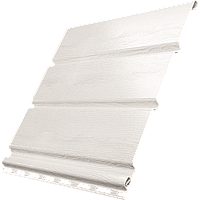 Софіт Білий - суцільний, перфорований 3000х300 мм, (0,9 кв.м / шт.), "Ю-ПЛАСТ".