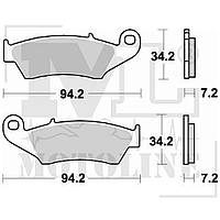 Тормозные колодки дисковые Braking 772CM44