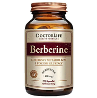 Берберин 100 кап Doctor Life Berberine Доставка з ЄС