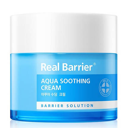 Гель-крем з охолоджуючим і заспокійливим ефектом Real Barrier Aqua Soothing Cream 50 мл, фото 1