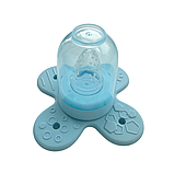 Ниблер силіконовий Kinderenok Nibi Teether 2in1 Блакитний, фото 6