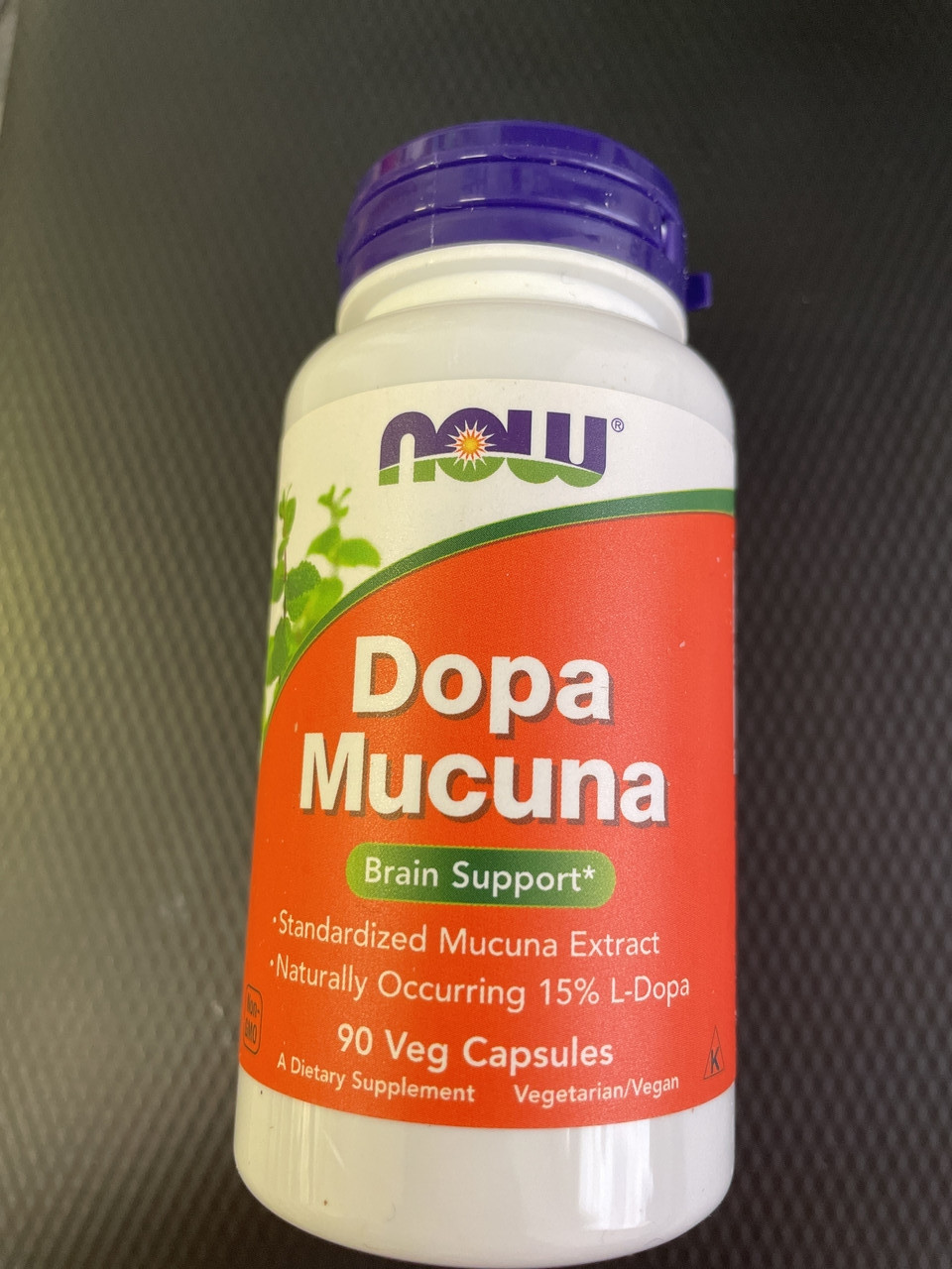 Мукуна пекуча Допа Мукуна Now Foods Dopa Mucuna 90 veg caps, фото 1