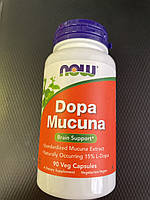 Мукуна жгучая Допа Мукуна Now Foods Dopa Mucuna 90 veg caps