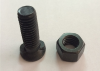 KK033005 Спецболт 1199B М10х35 (10.9) з 2-ма упорами ISO5713 оцинкований з гайкою Kverneland, фото 1