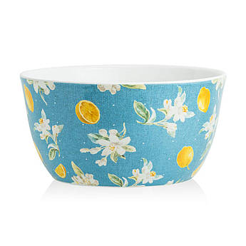 Високий об'ємний салатник з кераміки "Стиглий лимон" Certified International