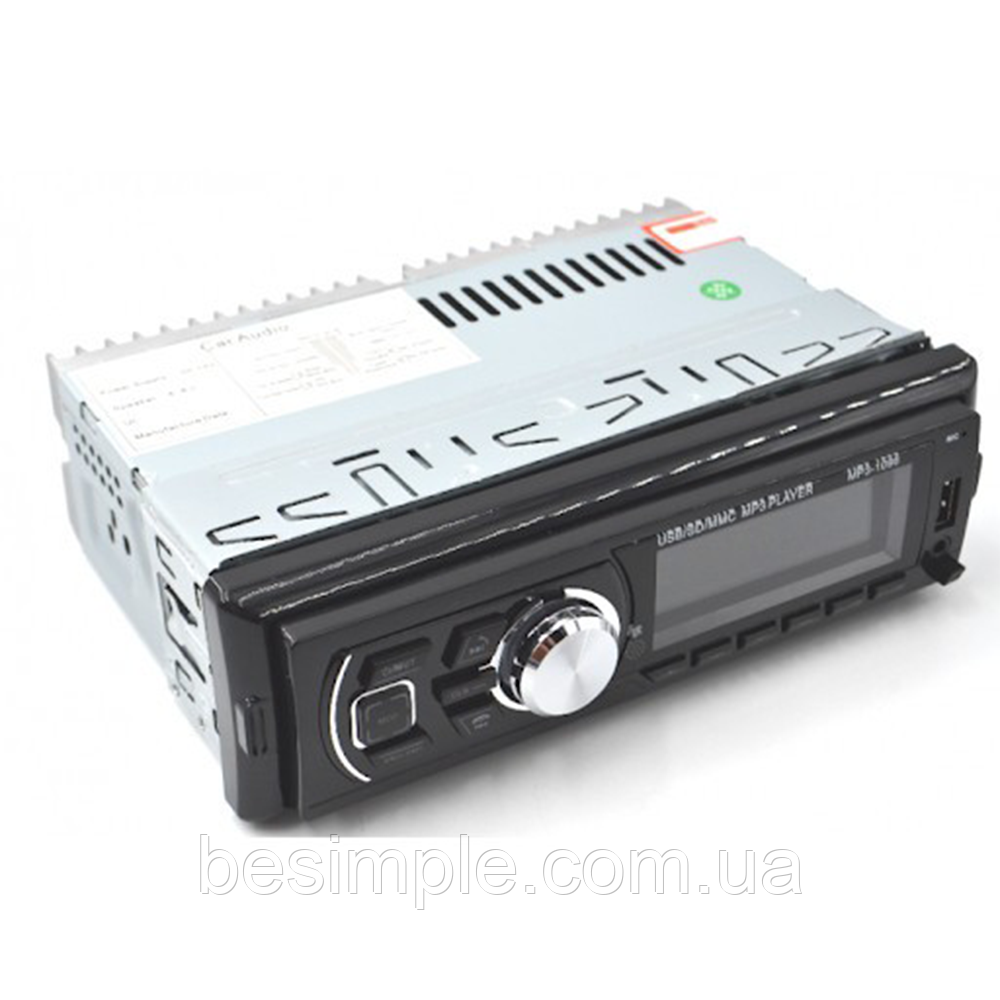 Автомагнітола MP3 1096 Bluetooth знімна панель / Магнитола в машину ISO cable