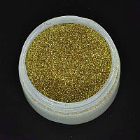 Глиттер золото светлое 1/128. (0,2 мм) RT-107. Пакет 1 кг