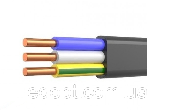 Кабель ВВГ-П нг 3х2,5 ЗЗЦМ