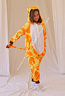 Оригинальная пижама кигуруми для девочки подростка Жирафа Kigurumi Пижама для детей