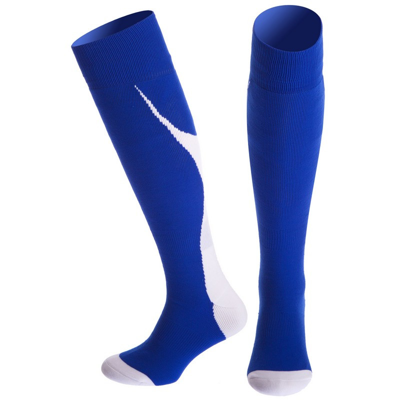 Гетри футбольні чоловічі Zelart Pro Act 04L розмір 40-45 Blue-White